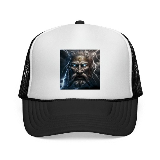 Portrait of Zeus Trucker Caps