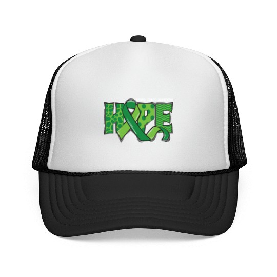 Hope Green Mental Health Awareness Trucker Caps