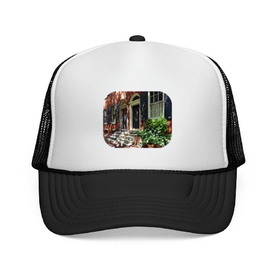 Philadelphia PA - Street in Society Hill Trucker Caps