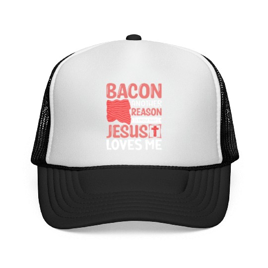 Bacon Lover Funny Bacon Famous Food Keto Diet Trucker Caps