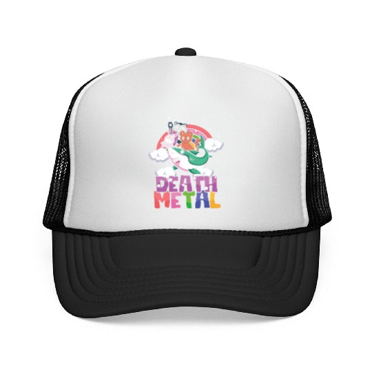 Shark Unicorn Panda Cat Love Metal Music Rock Trucker Caps