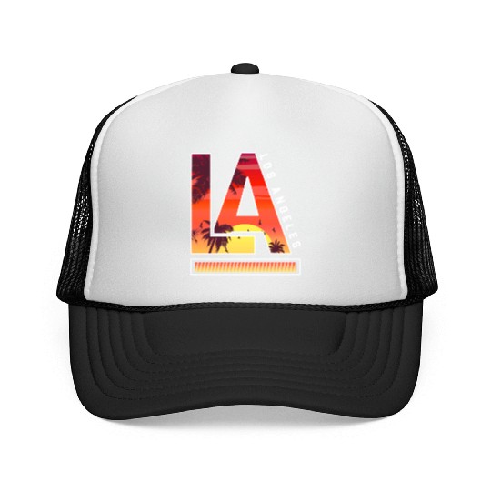 Los Angeles LA California Gift Trucker Caps