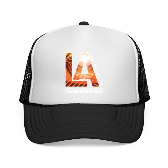 Los Angeles LA California Gift Trucker Caps