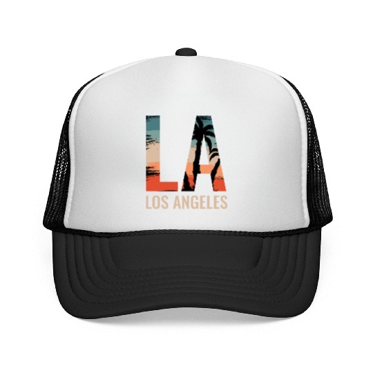 Los Angeles LA California Gift Trucker Caps