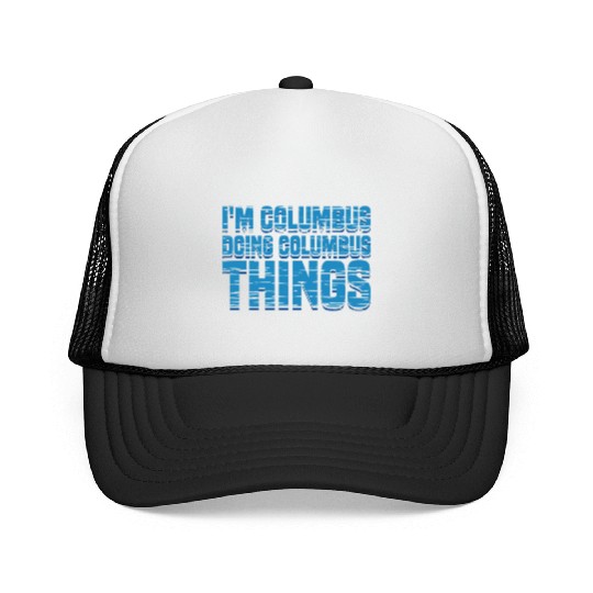 Columbus Day 1492 Trucker Caps