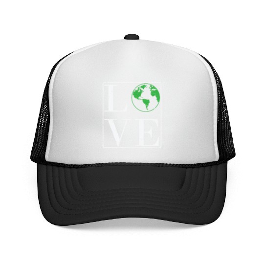 Love Environment Nature Planet Earth Trucker Caps