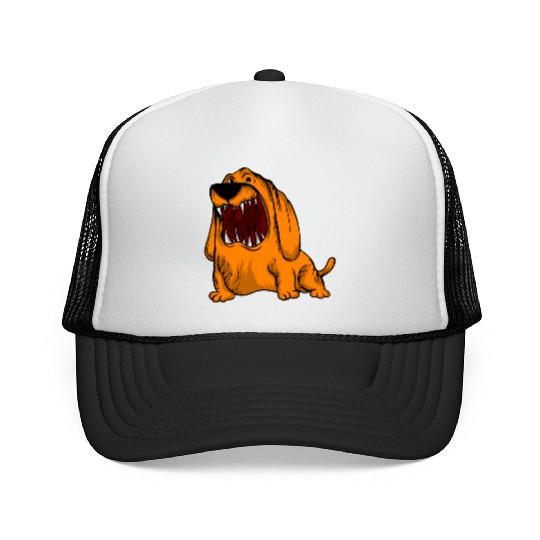 Scary Big Mouth Dog Owners Pet Lover Gift Ideas Trucker Caps