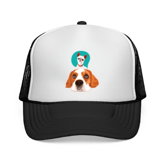 Beagle Chihuahua Cute Dog Owners Pet Lover Gifts Trucker Caps