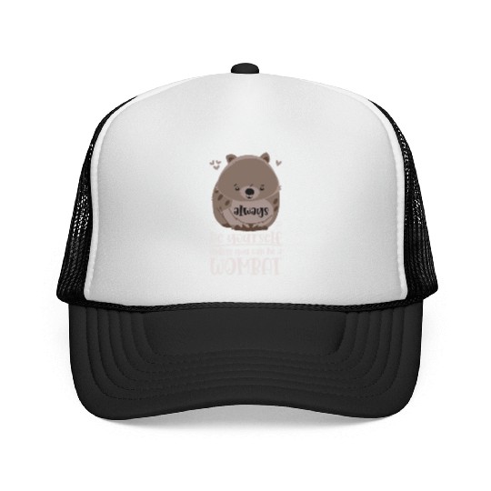 Combat Wombat For A Wombats Lover Trucker Caps