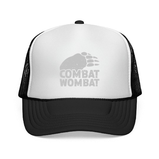 Combat Wombat For A Wombats Lover Trucker Caps
