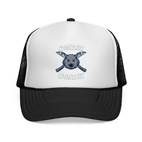 Combat Wombat For A Wombats Lover Trucker Caps