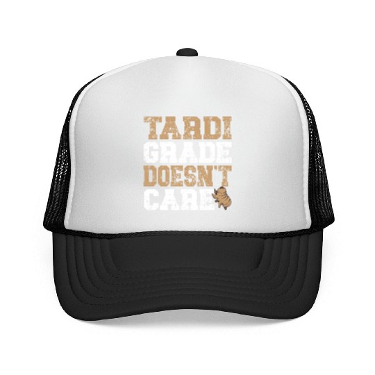 Tardigrade Doesn't Care Science Lover Tardigrade Trucker Caps