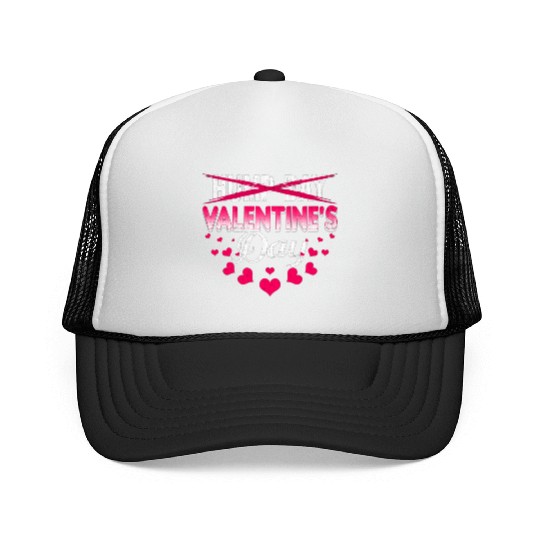 funny valentines day hump day Trucker Caps