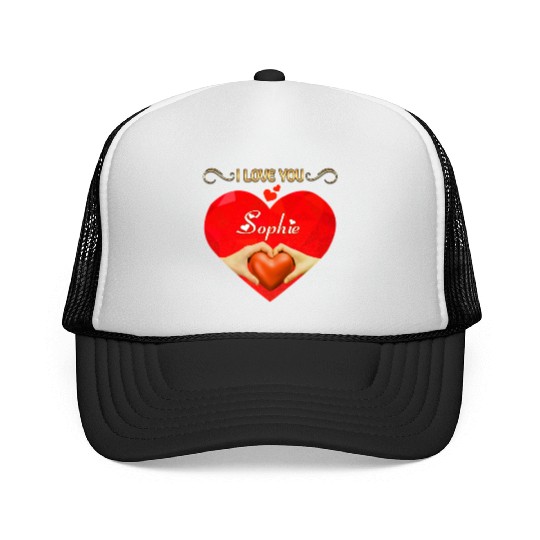 I love you Sophie Trucker Caps