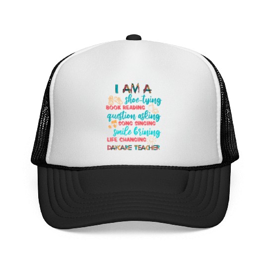 Childcare Kindergarten Preschool Daycare Teacher Trucker Caps