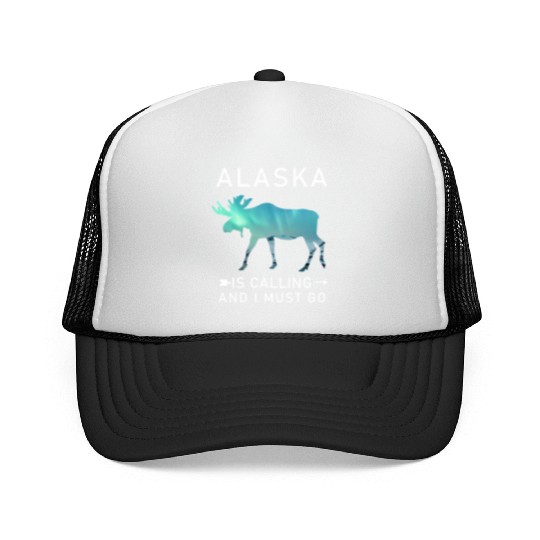 Alaska Gift USA Natur Bär Denali Grizzly Wald Trucker Caps