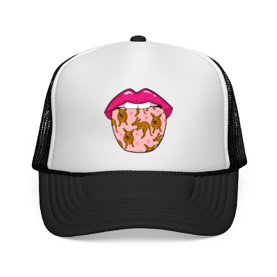 Kangaroo Tongue Trucker Caps