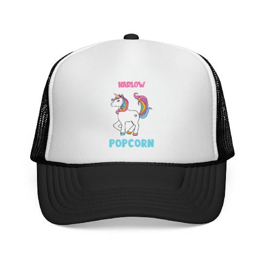 Harlow And Popcorn Merch Popcorn The Pony Trucker Caps
