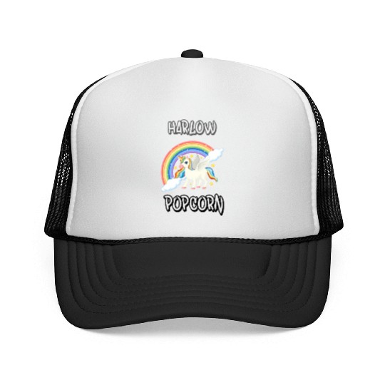 Harlow And Popcorn Merch Popcorn The Pony Trucker Caps