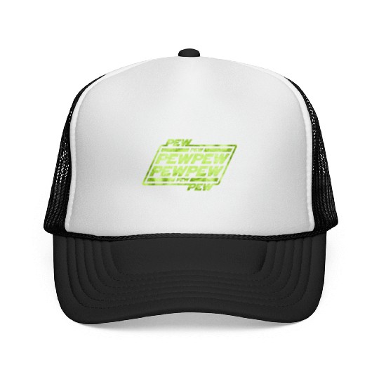 Pew Pew Pew Trucker Caps