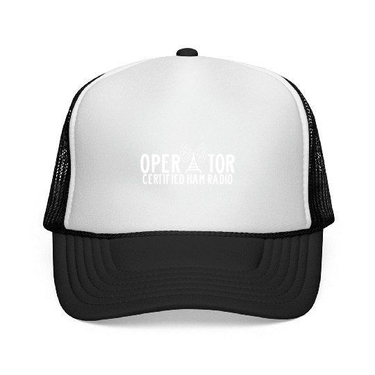 Certified Ham Radio Operator Call Sign Trucker Caps