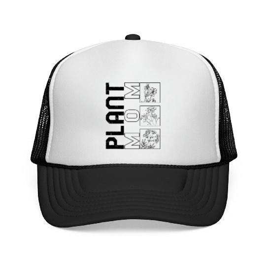 Mother Trucker Caps, Plant Mom Floral Botanist Trucker Caps,
