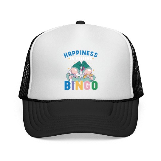 Bingo Card Game Grandma Bingo Player Bingo Cards Trucker Caps