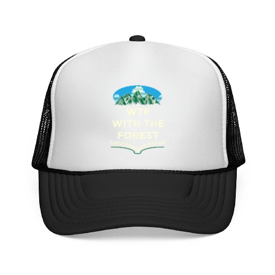 With The Forest Camping Wildlife Camper Outdoor Na Trucker Caps