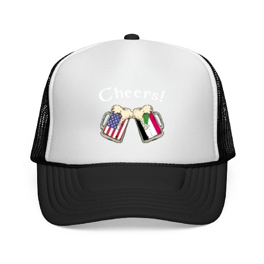 Sudanese American Grown Country Cheers Beer Drink Trucker Caps