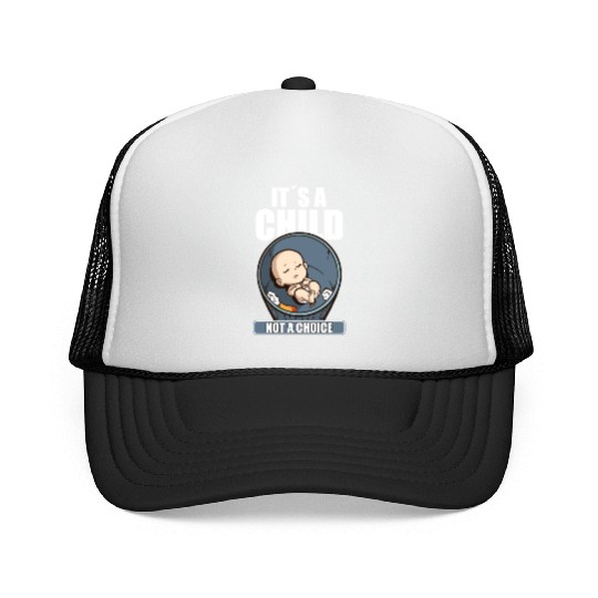 Anti Abortion Conservative Pro Life Sign Gift Trucker Caps