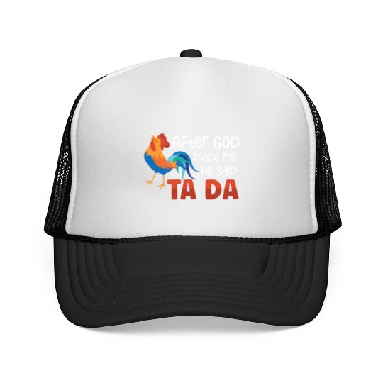 Chicken Farmer Gift Funny Chickens Country Farm Trucker Caps