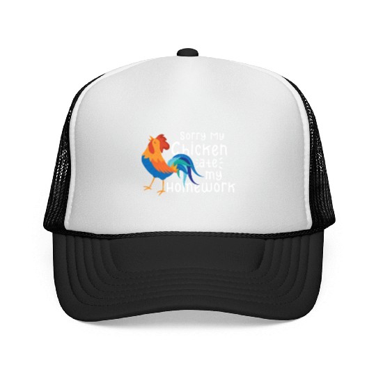 Chicken Farmer Gift Funny Chickens Country Farm Trucker Caps
