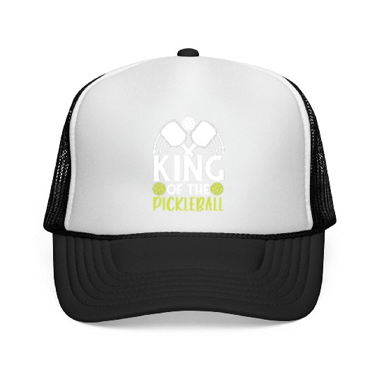 King Of The Pickleball Funny For Pickleball Player Trucker Caps