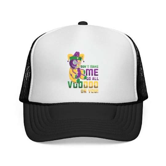 Witchcraft Doll Festival Parade Beads Mardi Gras Trucker Caps