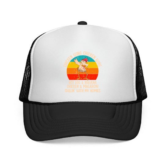 Chicken Wing Hot Dog Trucker Caps