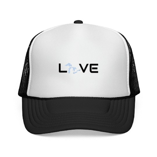 Distressed Love Great Lakes Trucker Caps
