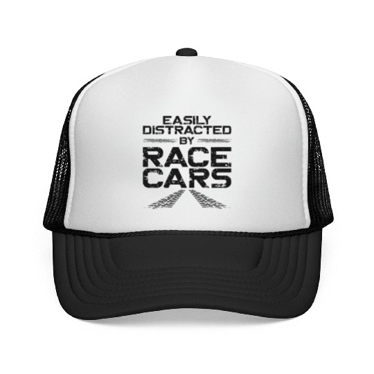Drag Racing Race Car Vintage Trucker Caps