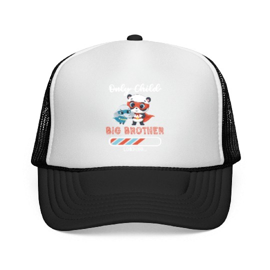 Big brother super hero panda elephant Trucker Caps