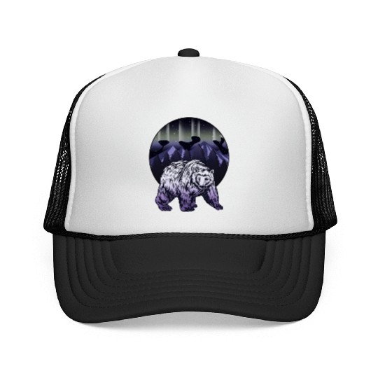 Alaska Gift USA Natur Bär Denali Grizzly Wald Trucker Caps