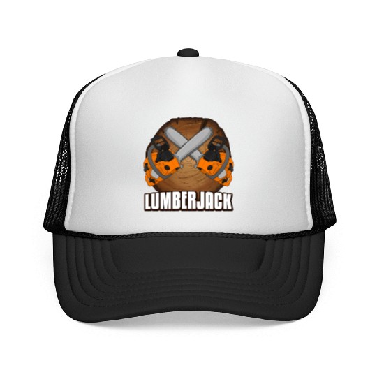 chainsaw Lumberjack Trucker Caps