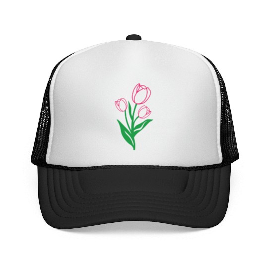 Tulip Gardening Colourful Trucker Caps