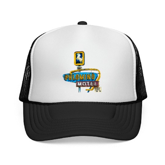 Route 66 Neon Palomino Motel Tucumcari, New Mexico Trucker Caps