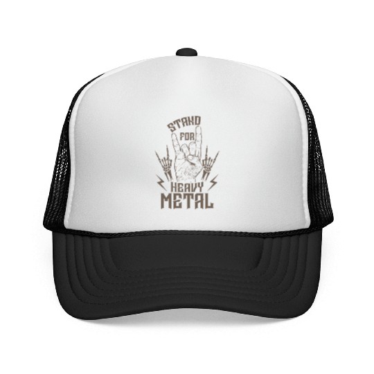 Stand for Heavy Metal Music Band Genre Trucker Caps