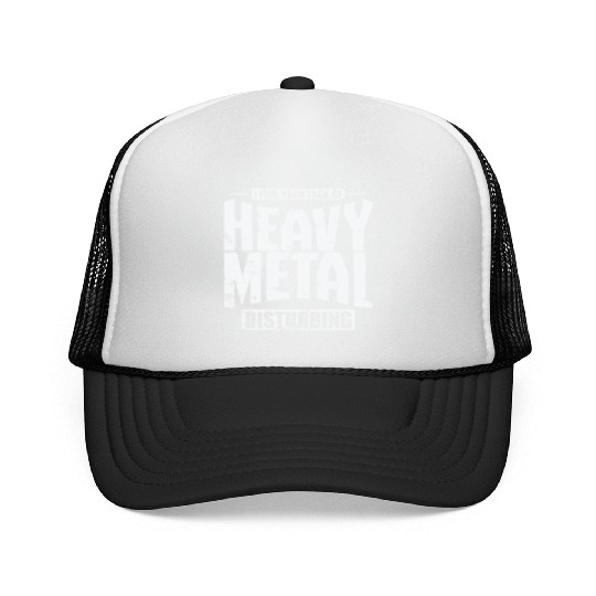 Heavy Metal Disburbing Music Band Genre Trucker Caps