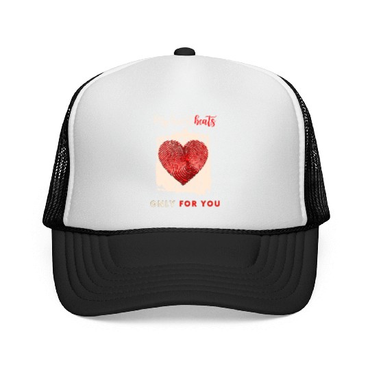 My heart beats only for you Trucker Caps