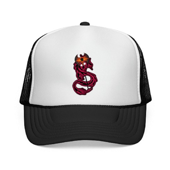 dragon design 3 Trucker Caps