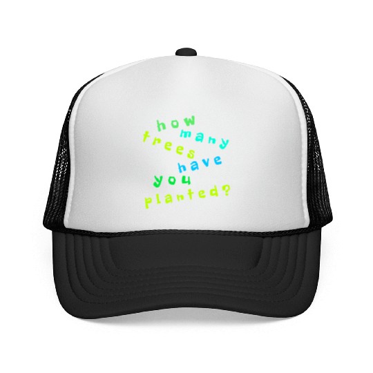 Tree Quote. Nature Environment Trucker Caps
