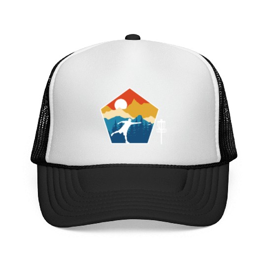 Disc Golf Disc Golfing Ultimate Frisbee Natur Trucker Caps
