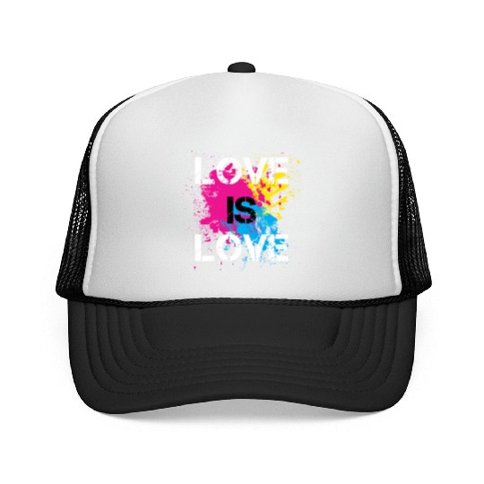 Love is love Trucker Caps