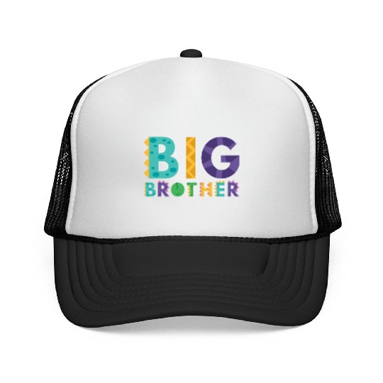 Big Brother Boy Dino Lover Trucker Caps